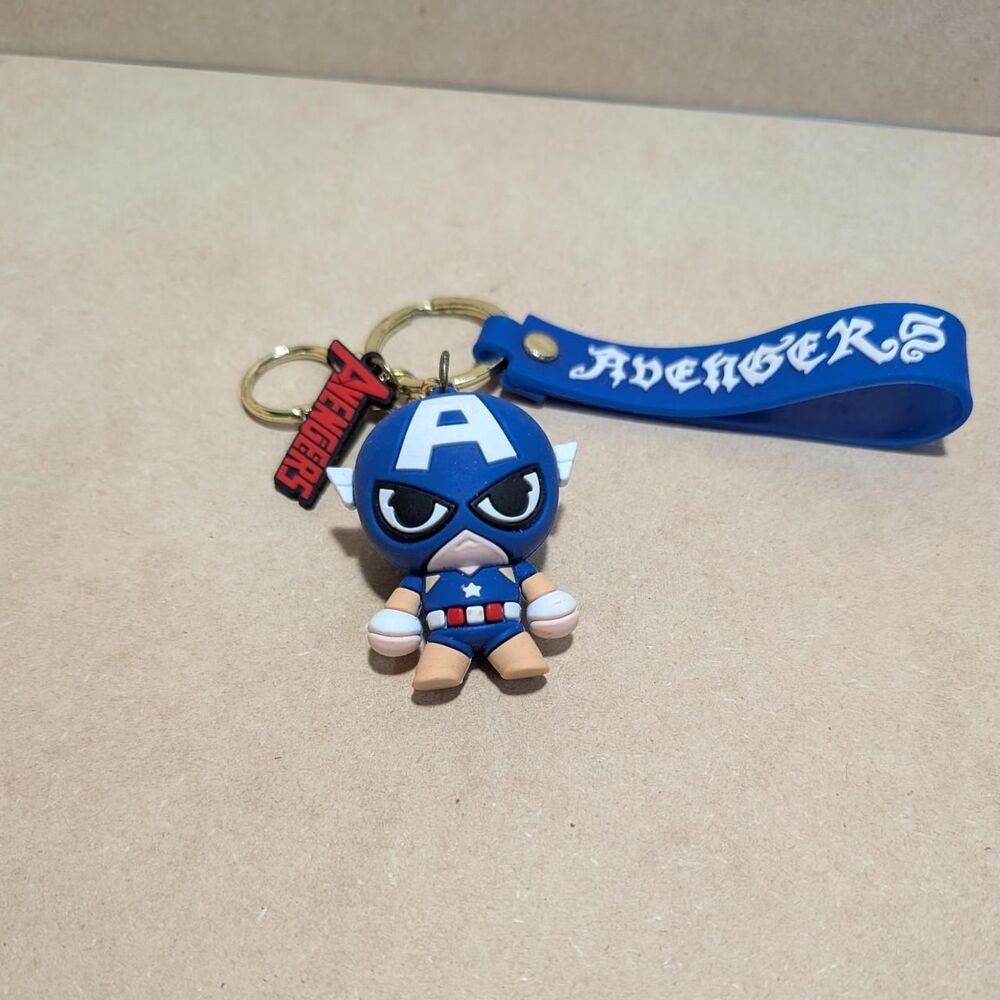 Captain America Superhero Keychain Avengers Marvel Accessories